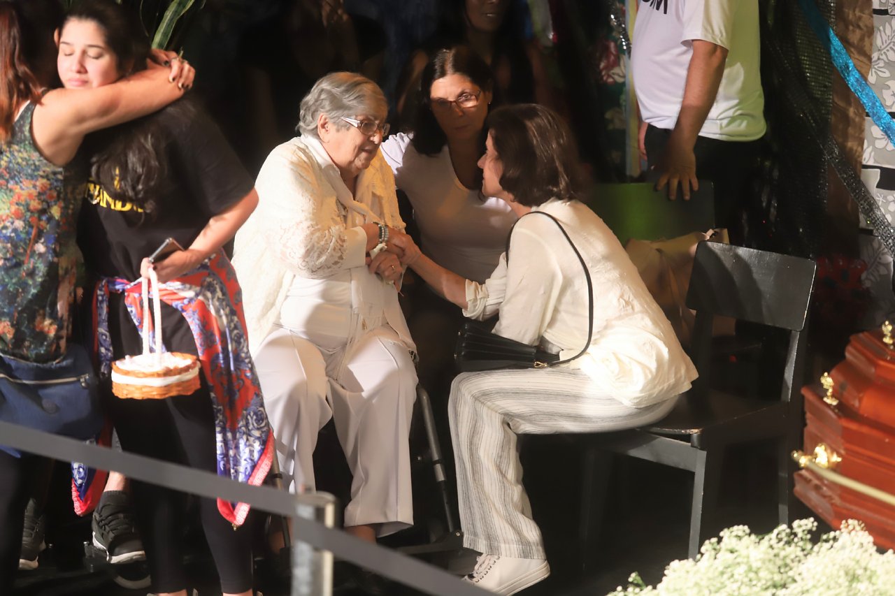 Dona Hilda Rebello e Marieta Severo (Foto: Daniel Pinheiro/AgNews)