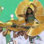 Iza na quadra da Imperatriz Leopoldinense (Foto: Daniel Pinheiro/AgNews)