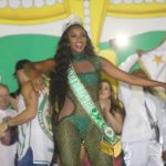 Iza na quadra da Imperatriz Leopoldinense (Foto: Daniel Pinheiro/AgNews)