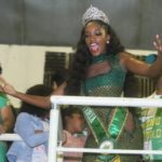 Iza na quadra da Imperatriz Leopoldinense (Foto: Daniel Pinheiro/AgNews)