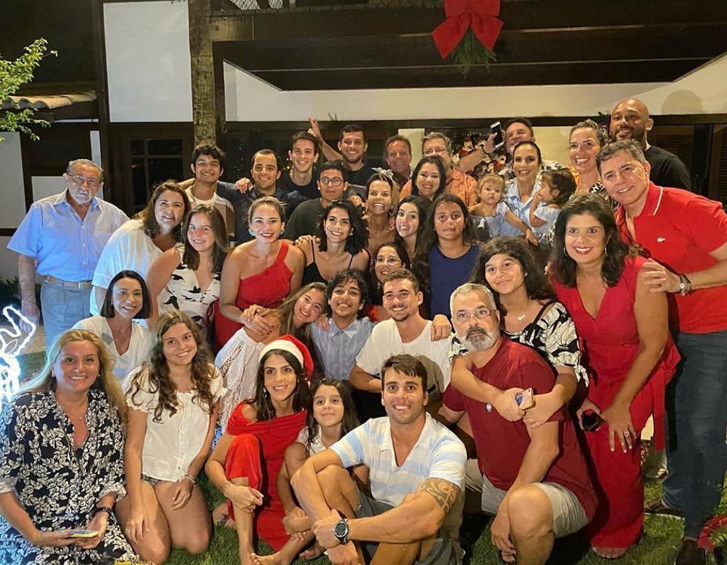 Ivete Sangalo e sua família no Natal (Foto: reprodução/Instagram)