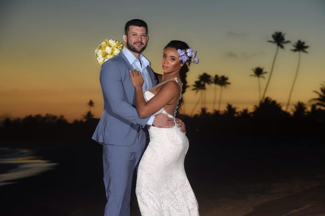 Evelyn Bastos e Marcelo Coutinho (Foto: Diego Mendes/Divulgação)