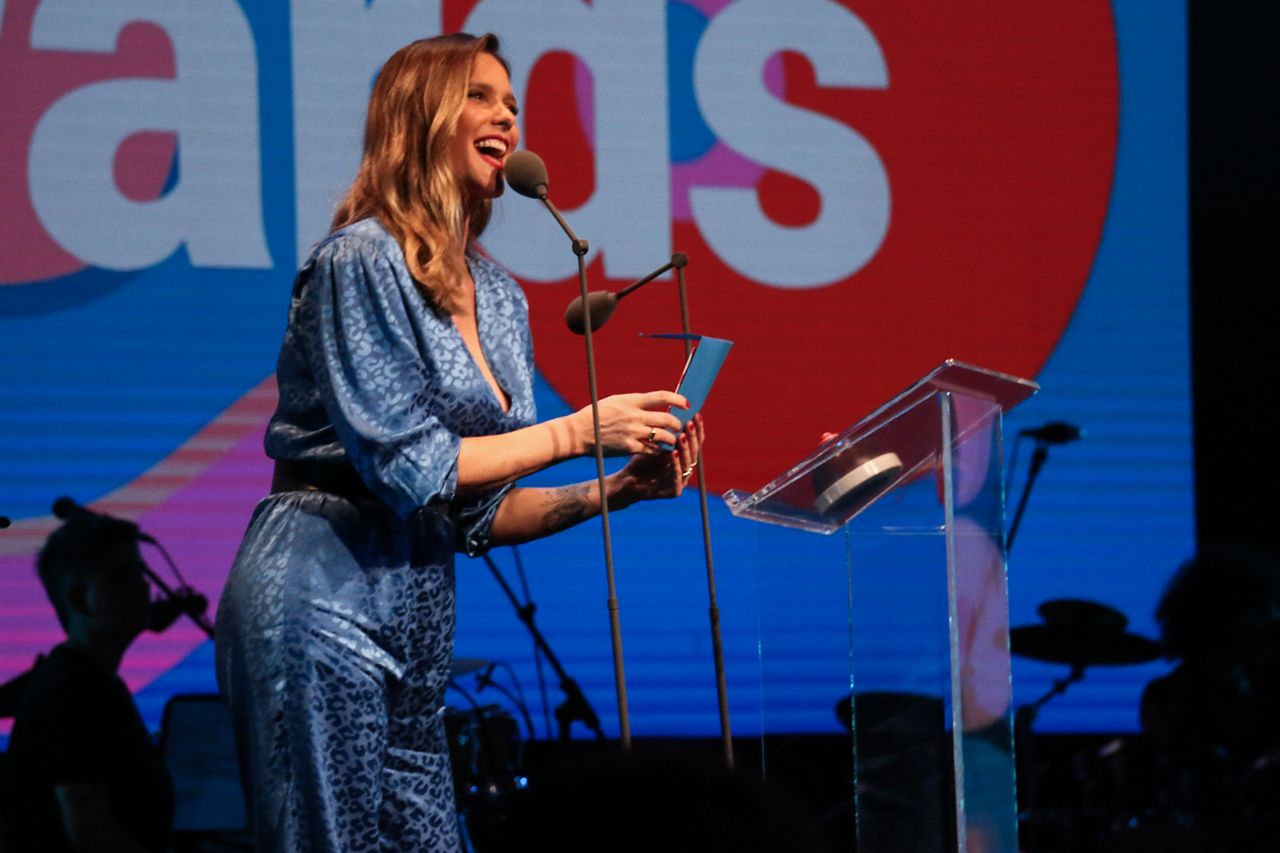 Fernanda Lima no WME Awards (Foto: Lucas Ramos/AgNews)