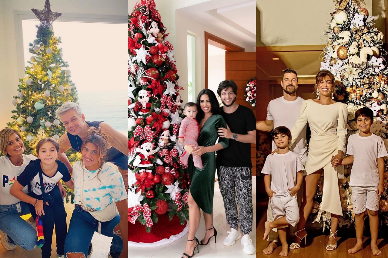 Famosos e suas Árvores de Natal (Foto: reprodução/Instagram)