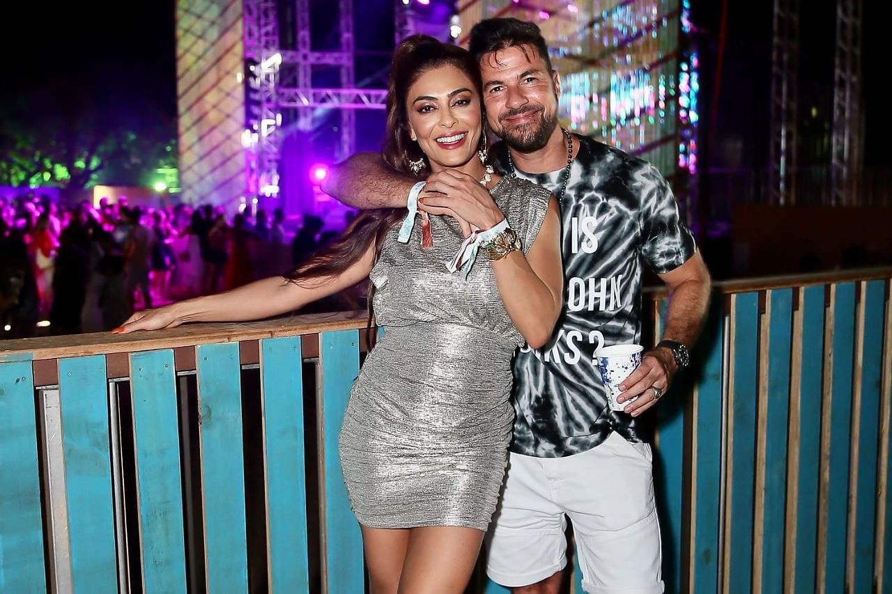 Juliana Paes e o marido Dudu Baptista (Foto: Manuela Scarpa/Divulgação)