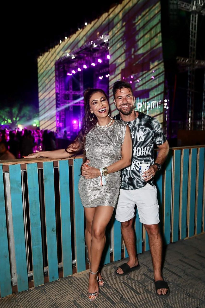 Juliana Paes e o marido Dudu Baptista (Foto: Manuela Scarpa/Divulgação)