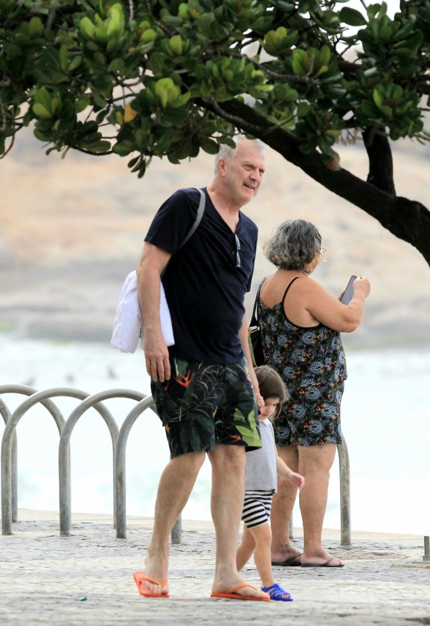 Pedro Bial e Laura (Foto: AgNews)