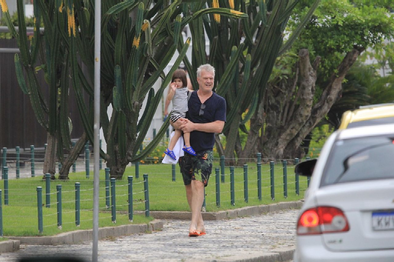 Pedro Bial e Laura (Foto: AgNews)