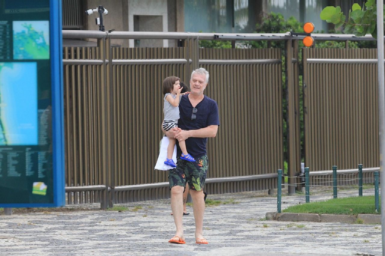 Pedro Bial e Laura (Foto: AgNews)