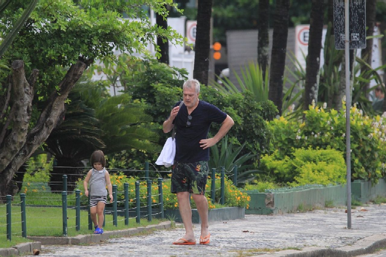 Pedro Bial e Laura (Foto: AgNews)