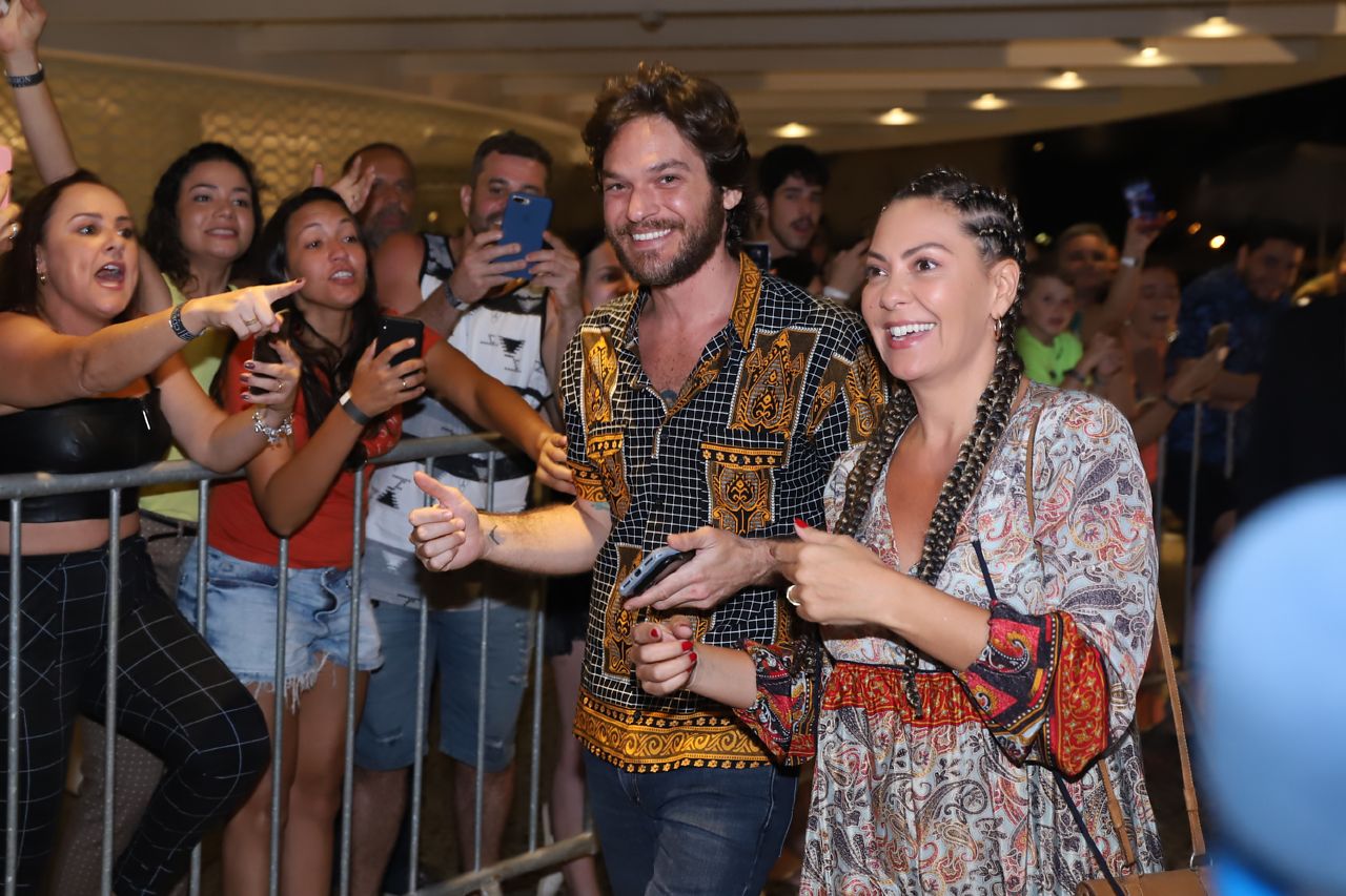 Fabiula Nascimento e Emílio Dantas (Foto: Daniel Pinheiro/AgNews)