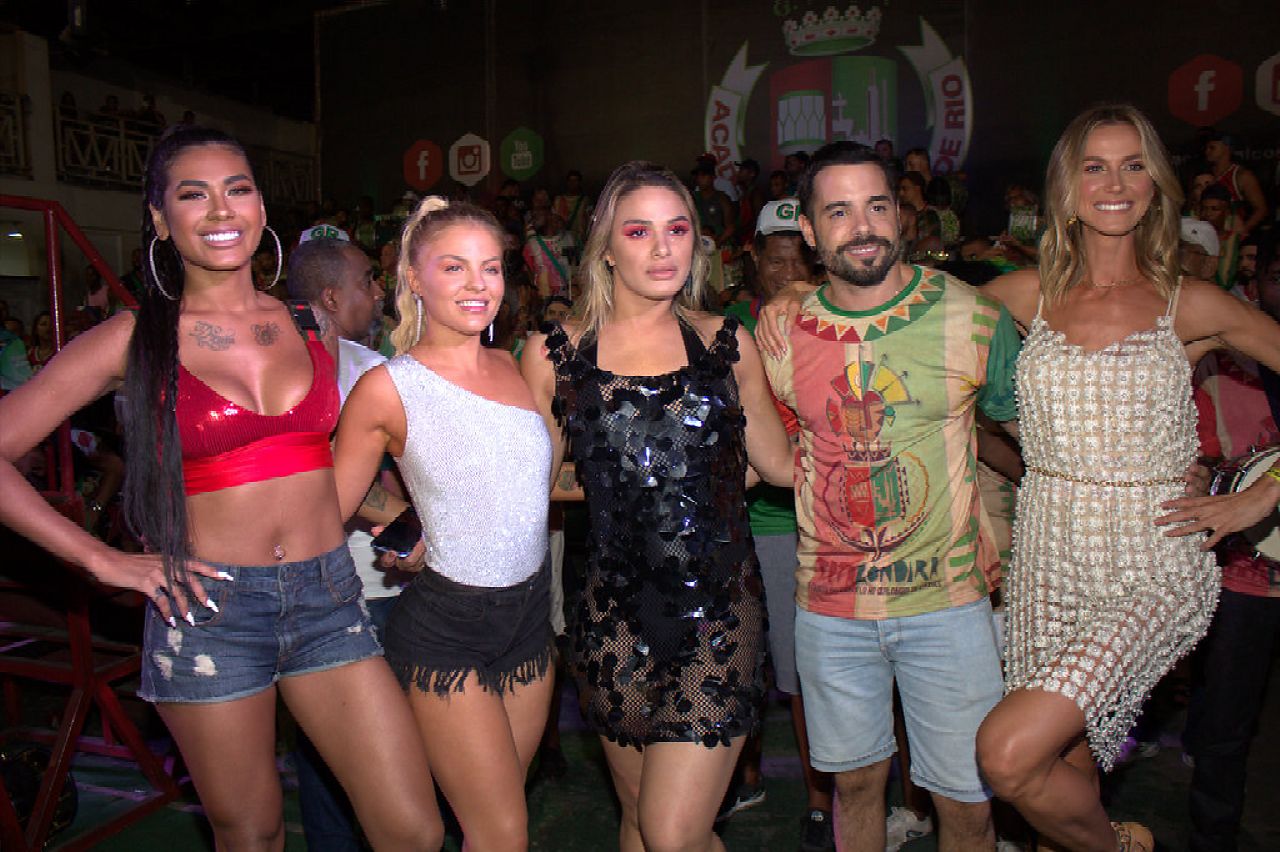 Pocah, Luísa Sonza, Glamour Garcia, Pedro Carvalho e Renata Kuerten (Foto: Rodrigo dos Anjos/AgNews)