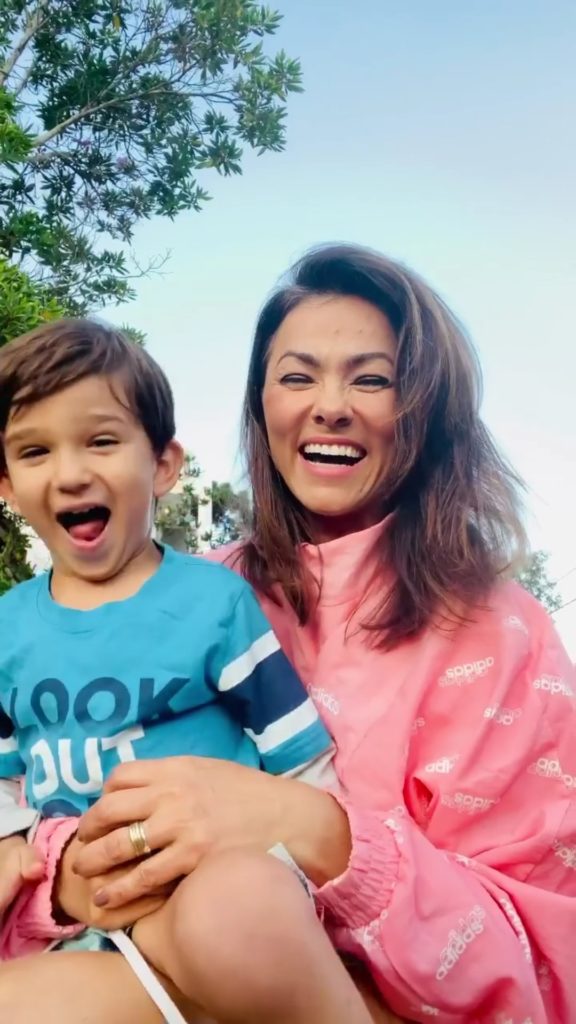 Suzana Alves e filho Benjamin (Foto: Reprodução/ Instagram)