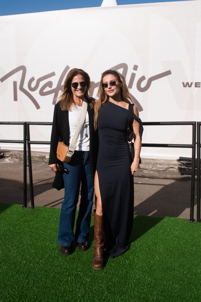 Bruna Griphão e Bárbara Grigoriadis chegam ao primeiro dia do Rock in Rio