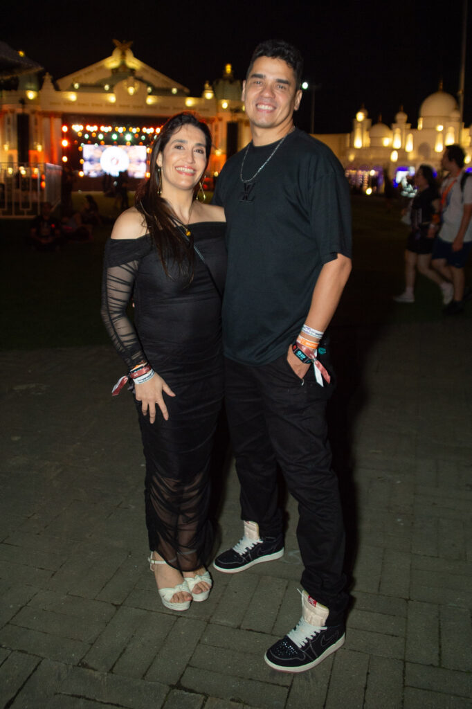 Daniele Hypólito e Fábio Castro juntos no festival