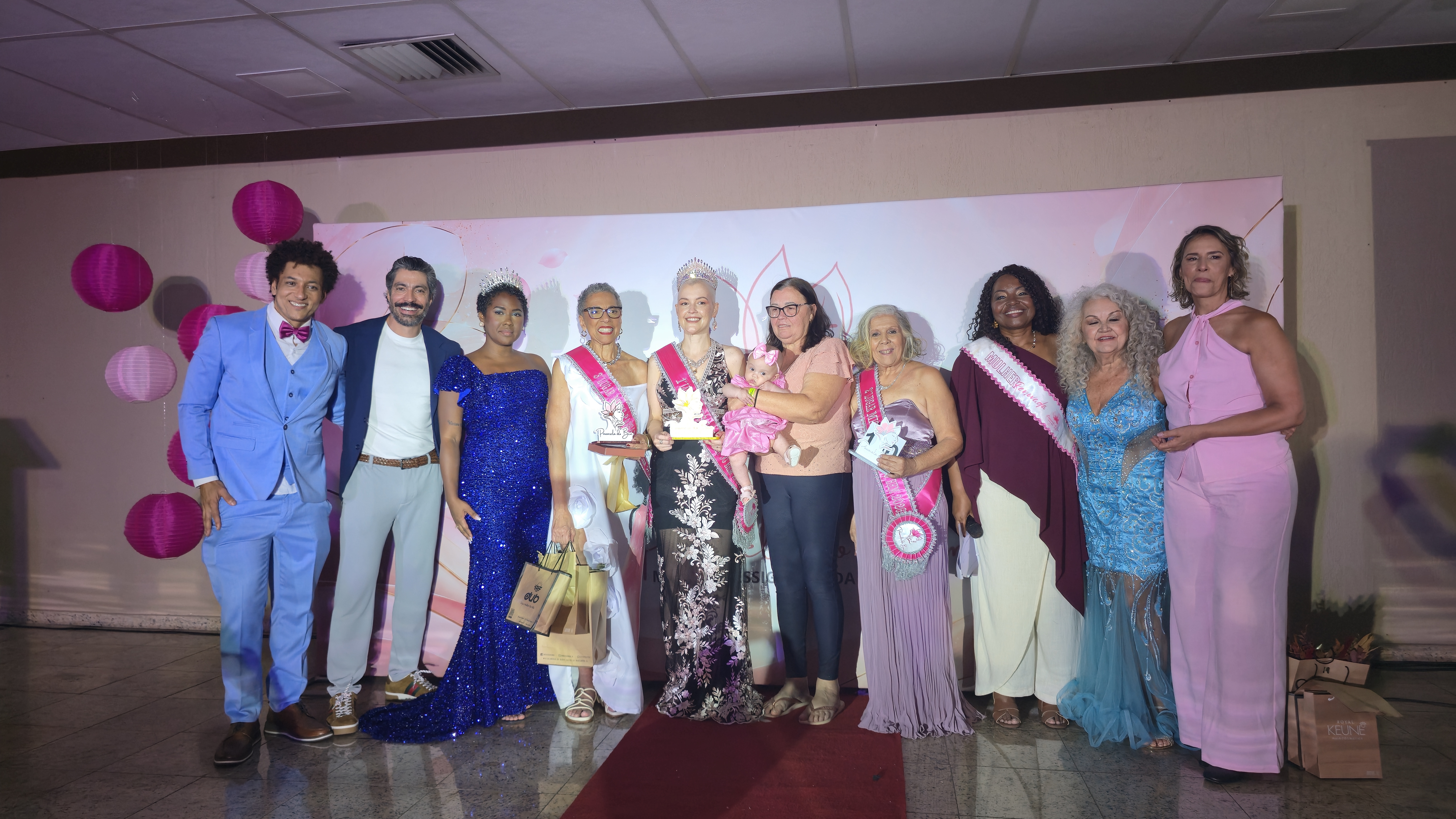 Coroação Miss 2026, Princesas Mestres Vandre Silveira, Karla Ossana, Lúcio Mathias e Mônica Alcântara e Miss Lilian Hermogenes 2025